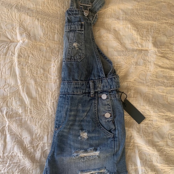 BLANKNYC Short Denim Overall 25 - Picture 6 of 14